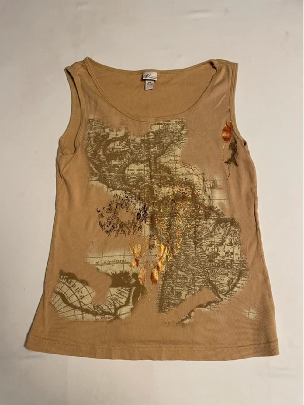 vanezia tank top 10/12 yellow